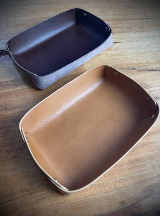 Valet Tray - Buttero Leather in 7 Colours