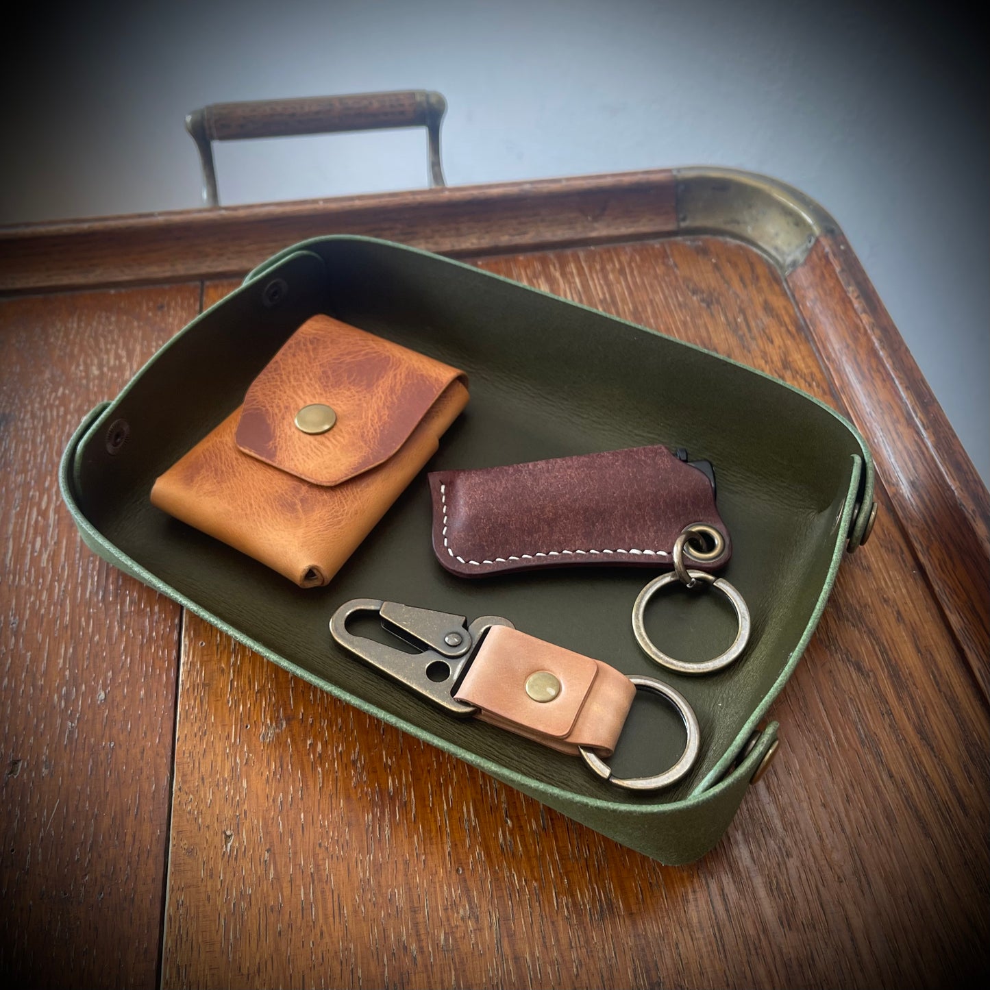 Valet Tray - Buttero Leather in 7 Colours