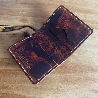 Lark Wallet - Wax Leather in 7 Colours