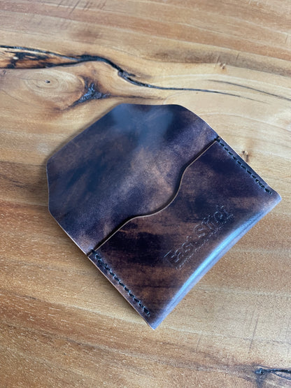 Flap wallet - Black Museum Rocado Shell Cordovan
