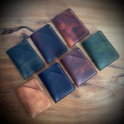 Broads Wallet - Wax Leather in 7 Colours