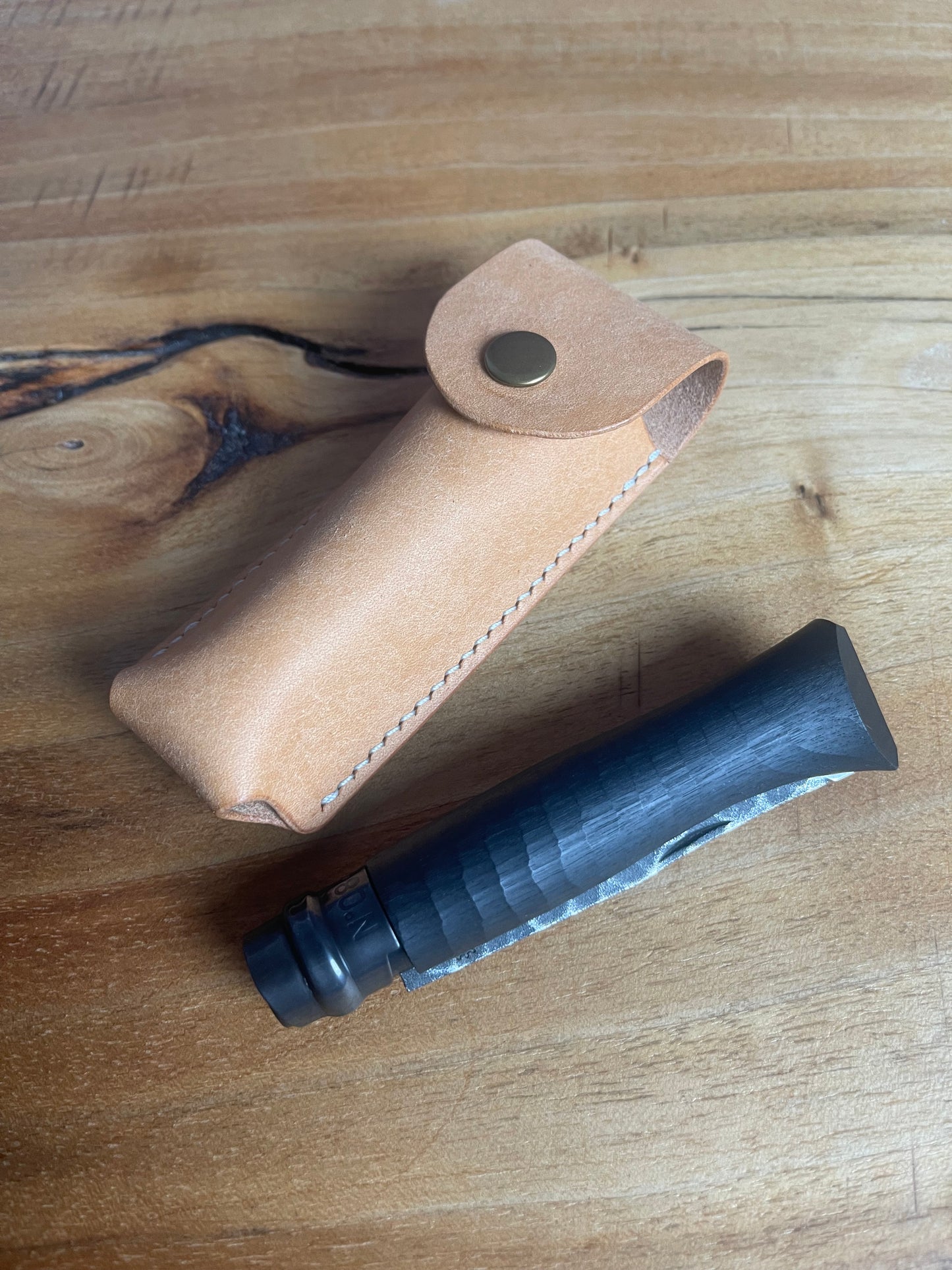 Opinel No8 Knife Sheath - Pueblo Leather in 7 Colours