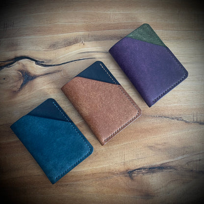 Broads Wallet -  Mixed Pueblo Leather in 3 Colours