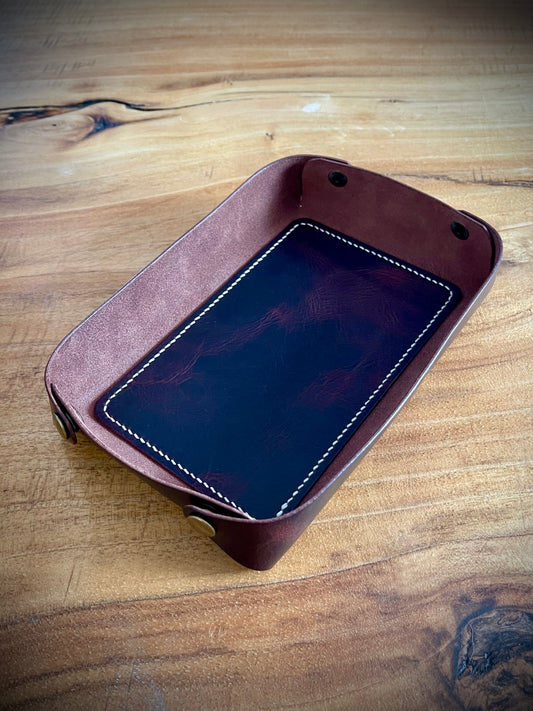 Valet Tray - Wax Leather in 7 Colours
