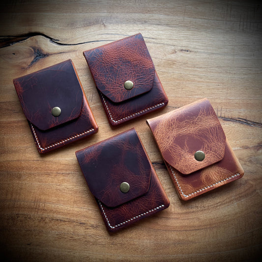 Hemsby Wallet - Wax Leather in 7 Colours