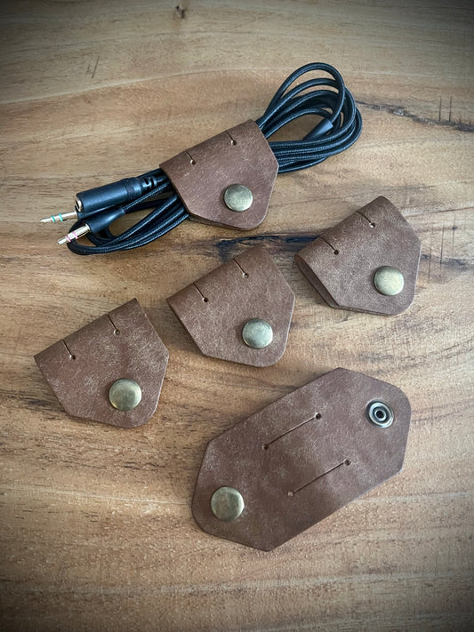 Leather Cable Tidy - Pueblo and Minerva